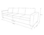 trazo Sofa 4 Cuerpos Monaco
