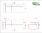 Planiemtria Sofa Monaco 3 Cuerpos