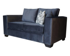 Sofa Monaco de dos cuerpos tapiz de felpa color gris 2