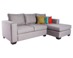 Sofa Seccional Monaco Chaise Longue Derecho Tucuman Gris Claro Iso