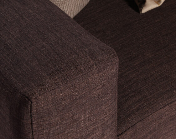 Brazos con lineas rectas sillon sofa seccional modelo monaco