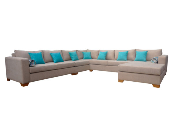 Nuevo Centro de descanso, Sofá modular con chaise longue