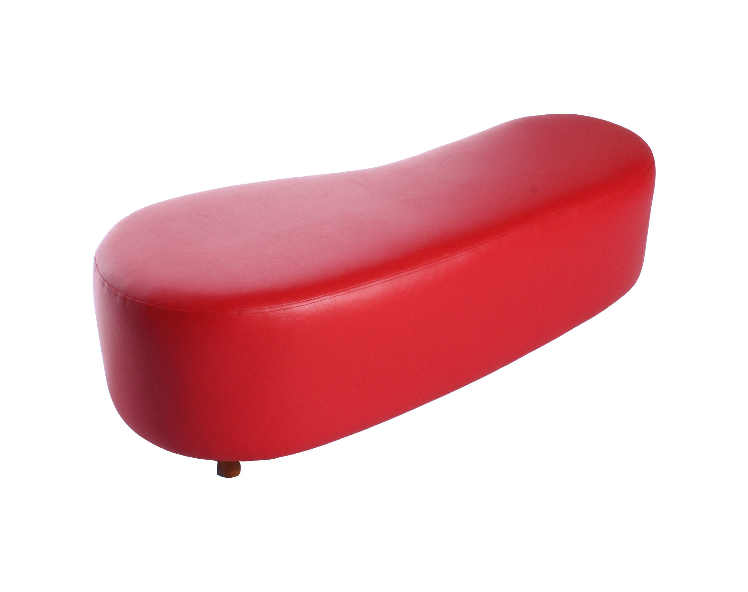 Pouf Grano Cuero PU Megalight Rojo personalizado