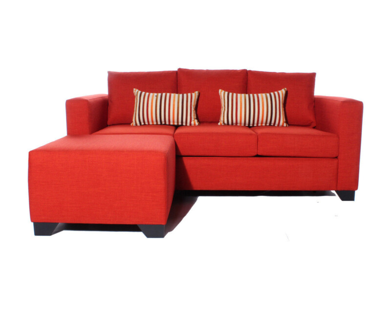 Sofa Cama A Medida Personalizado Con Pouf