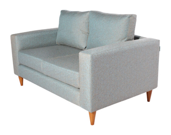 Sofa 2 cuerpos Tai Chenille FD cian iso Sofa 2 cuerpos Tai Chenille FD cian iso