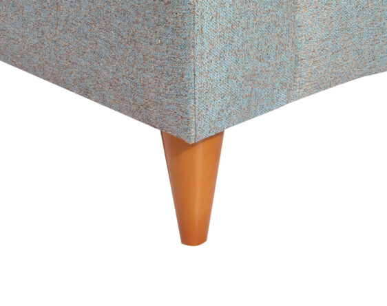 Sofa 2 cuerpos Tai Chenille FD cian patas conicas Sofa 2 cuerpos Tai Chenille FD cian patas conicas