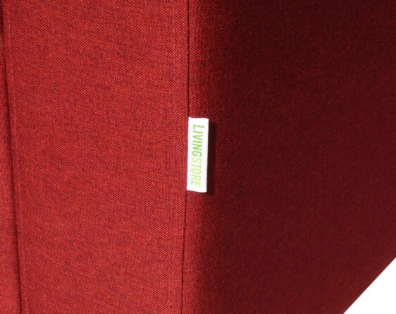 Sofa seccional Tai derecho Fur rojo brazos Sofa seccional Tai derecho Fur rojo brazos