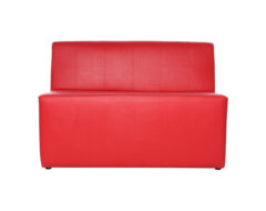 booth bar restaurante pvc megalight rojo