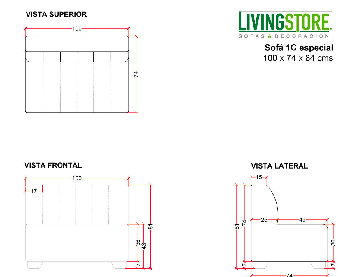 booth bar restaurante pvc megalight rojo planimetria