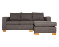 Sofa Cama Seccional Derecho 15 Plazas Bariloche Gris