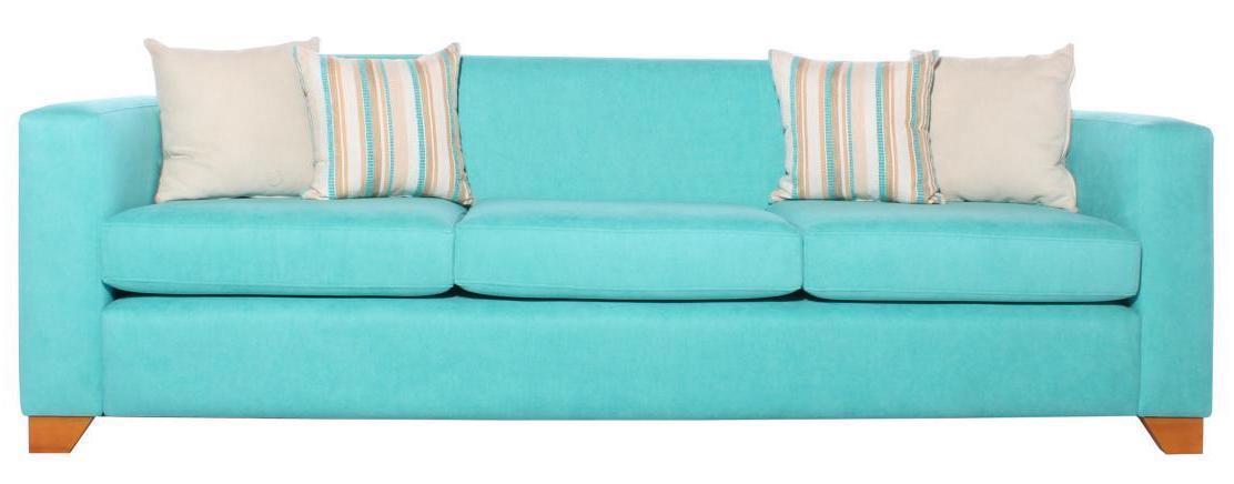 Sofa Tres Cuerpos Especial Mecha Turquesa Personalizado 1200x950