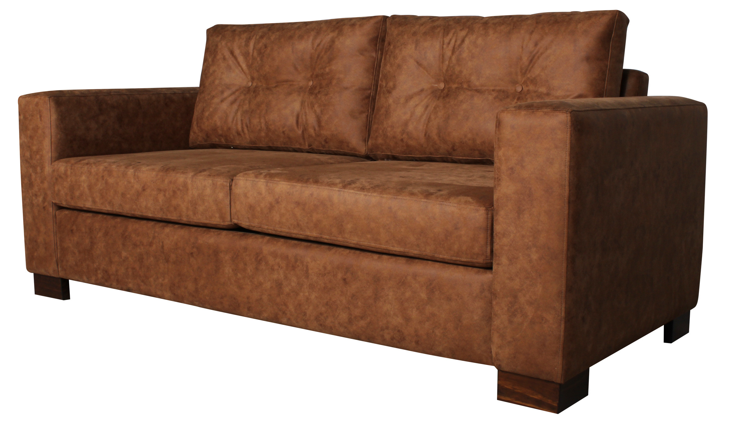 Sofa 200 Cms Cuero Bonded Cortado