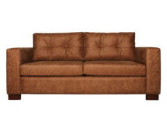 Sofá Urban 200cm Cuero Bonded Caramelo