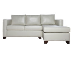 Sofa Cama Seccional Derecho 15 Plazas Pu Clean Marfil