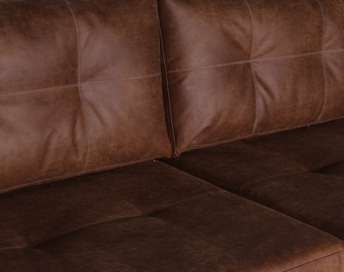 Sofa Modular Cuero Bonded Detalle