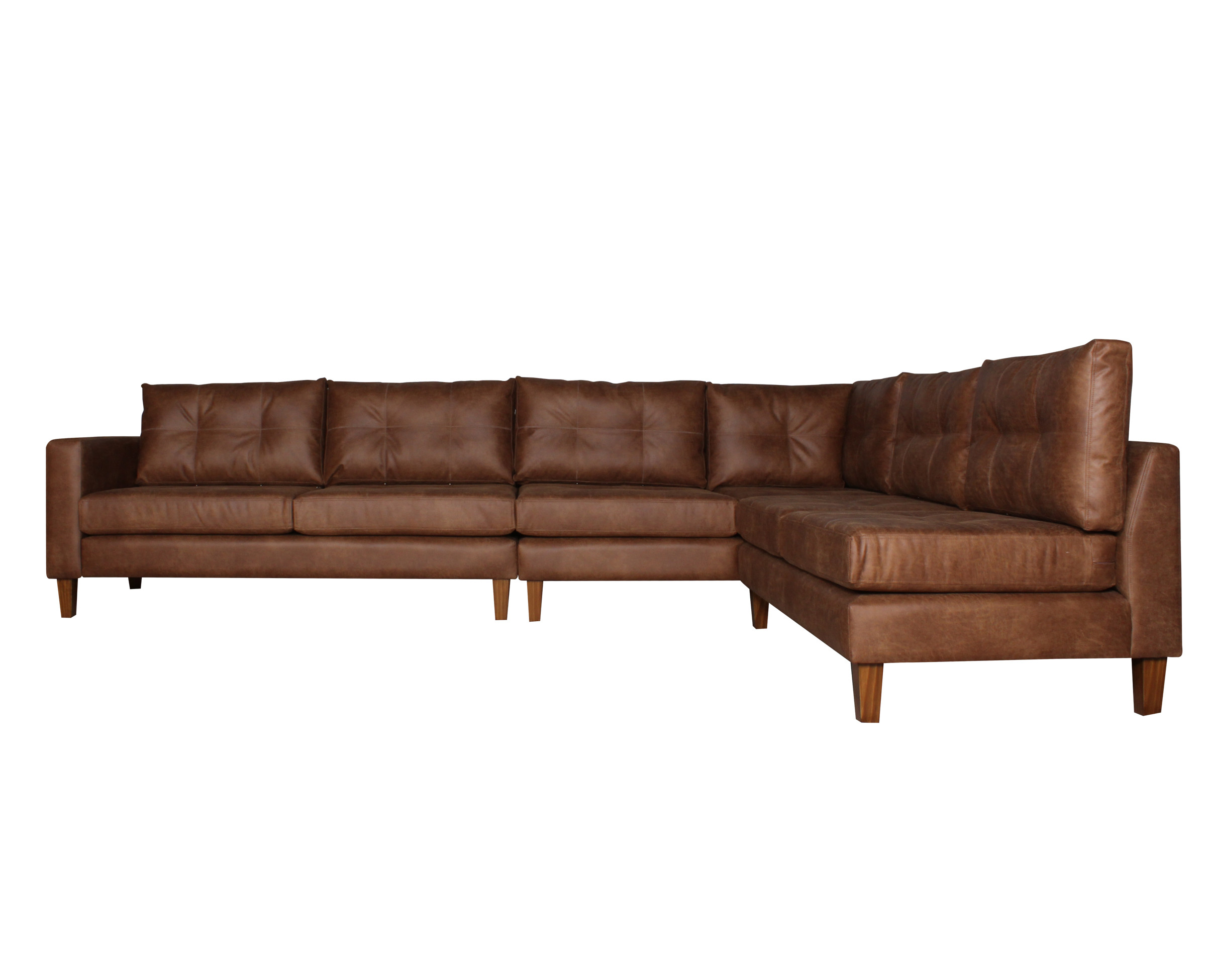Sofa Modular Cuero Bonded Iso