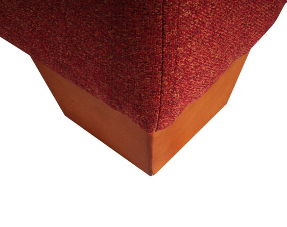 Sofá Thomas Chenille Fd Rojo Pata Sofá Thomas Chenille Fd Rojo Pata