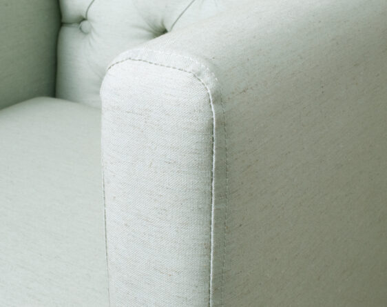 poltrona vita capitoné lino liso cb