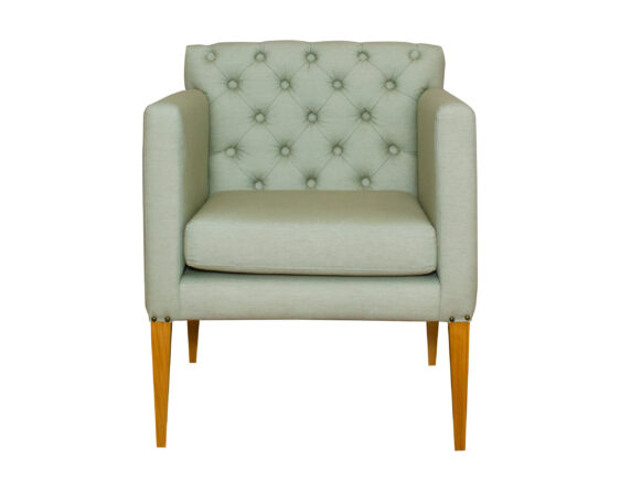 poltrona vita capitoné lino liso cb