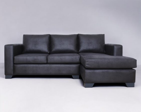 sofá seccional mónaco derecho cuero bonded 30% sofá seccional mónaco derecho cuero bonded 30%