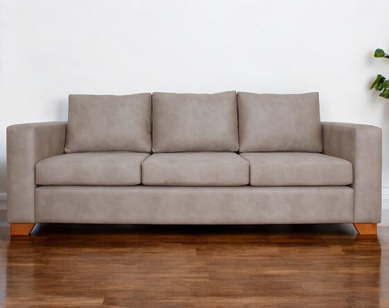 sofá 3 cuerpos mónaco cuero bonded 30%