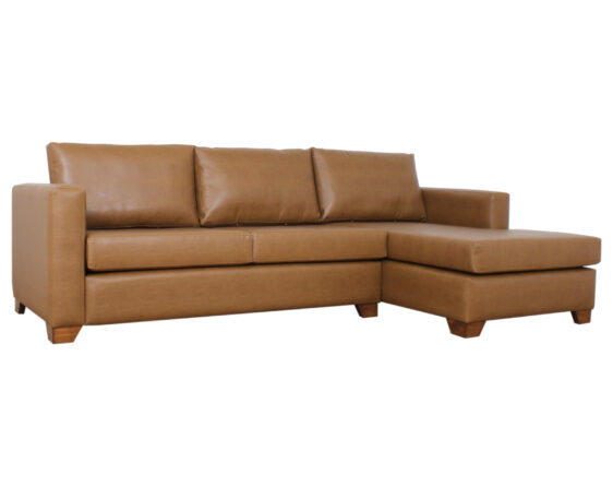 Seccional Cama Derecho Pu Clean Habano 268 Iso