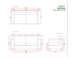 planimetria sofa henry