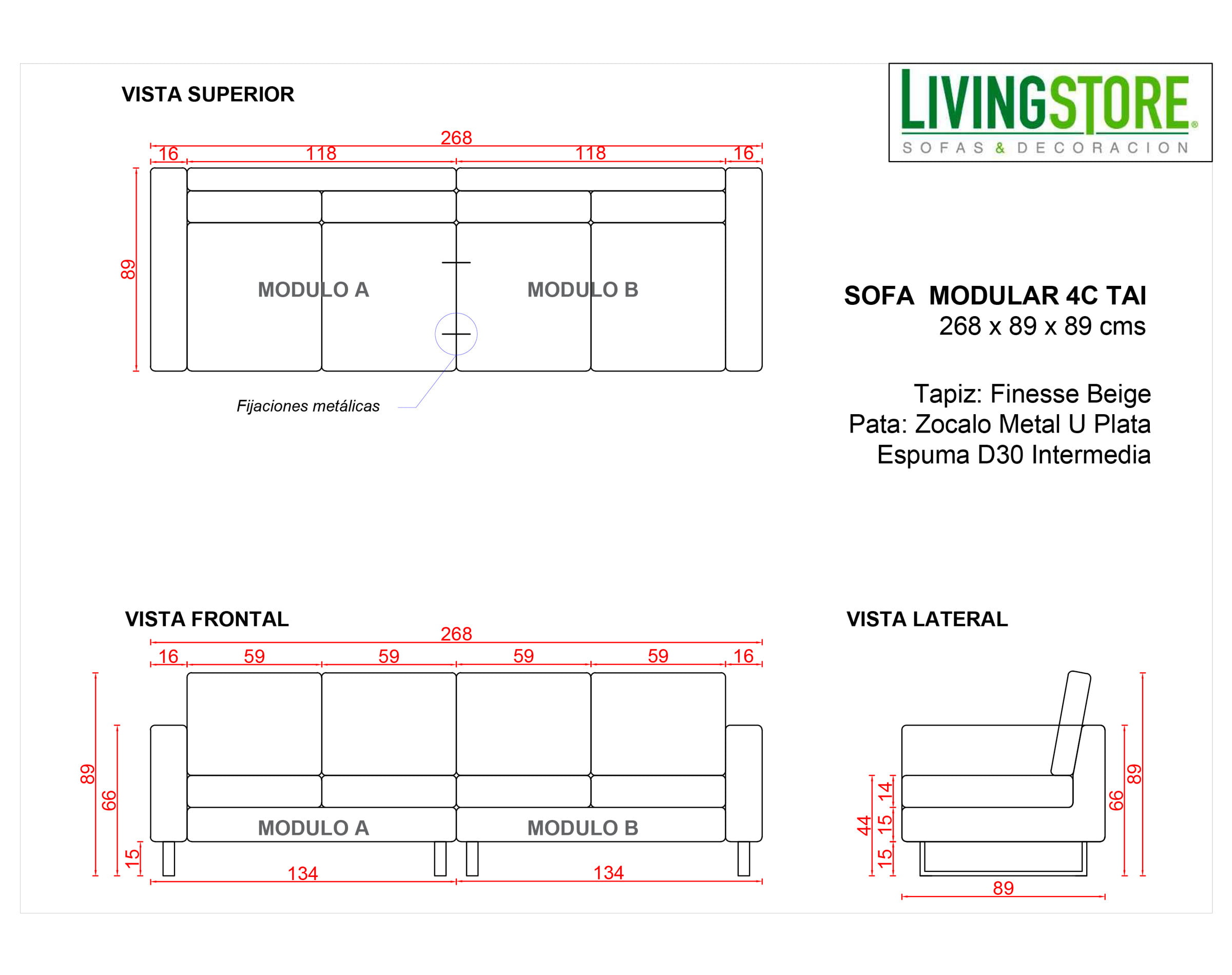 Planimetria Sofa 4c Tai Zocalo