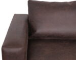 Sofa Seccional Izq Cuero Bonded 70 Dk Brown3