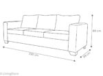 Trazo sofa monaco 3 cuerpos