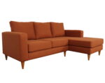 Seccional Tai Chenille Soft Orange 2 Seccional Tai Chenille Soft Orange 2