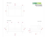 Planimetria sofa tai 2 cuerpos