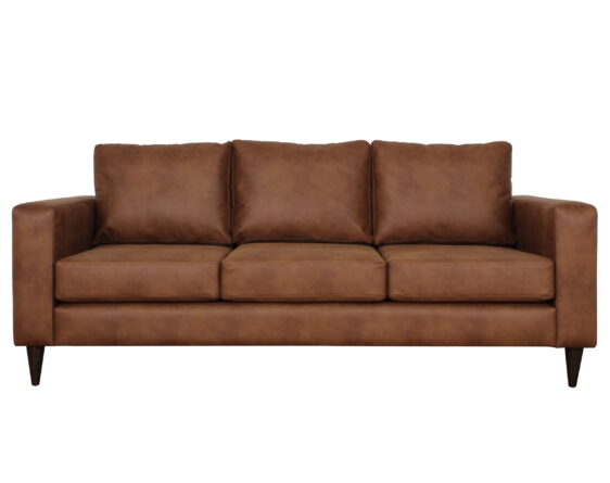 Sofa Tai 3c Cuero Bonded Frente