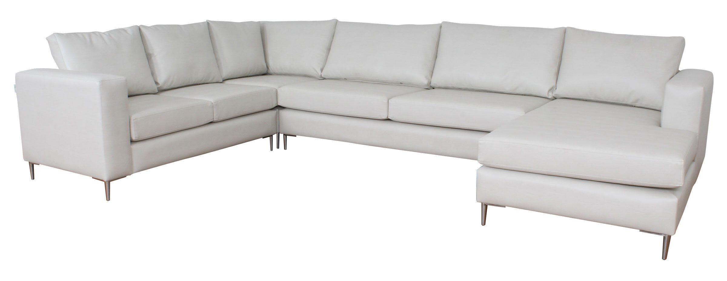 Sofa Modular Chaise Longue Pu Master Best Gelo