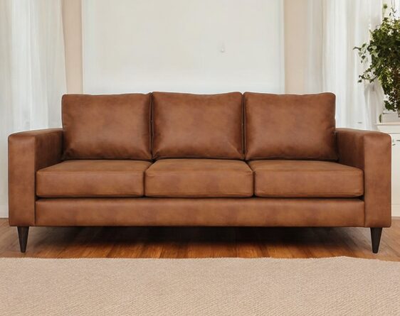 sofá 3 cuerpos tai cuero bonded 30%