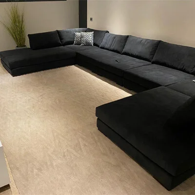 sofa modular u champion marengo