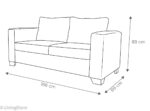 Trazo Sofa Monaco 2 cuerpos