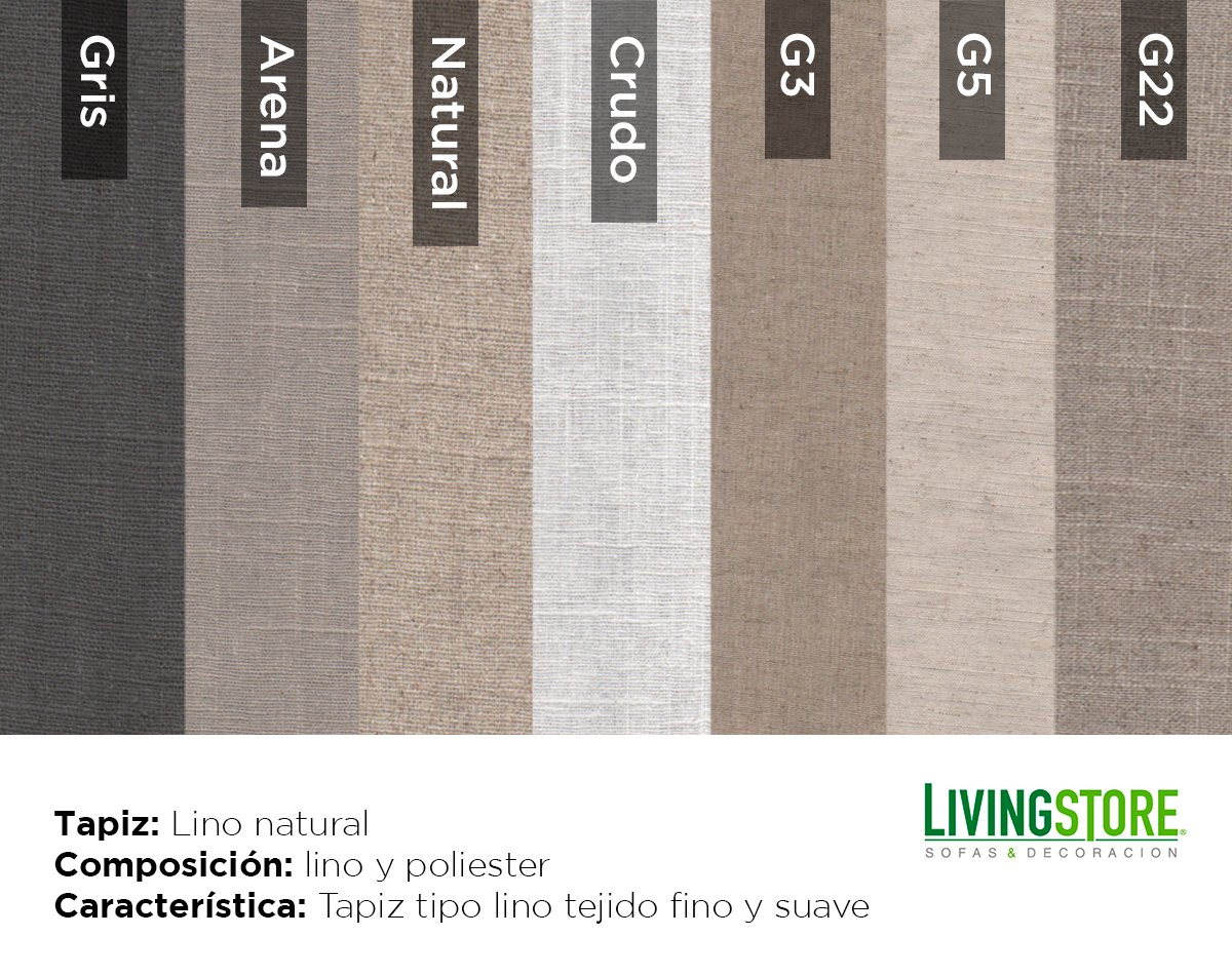 poltrona lino natural vita