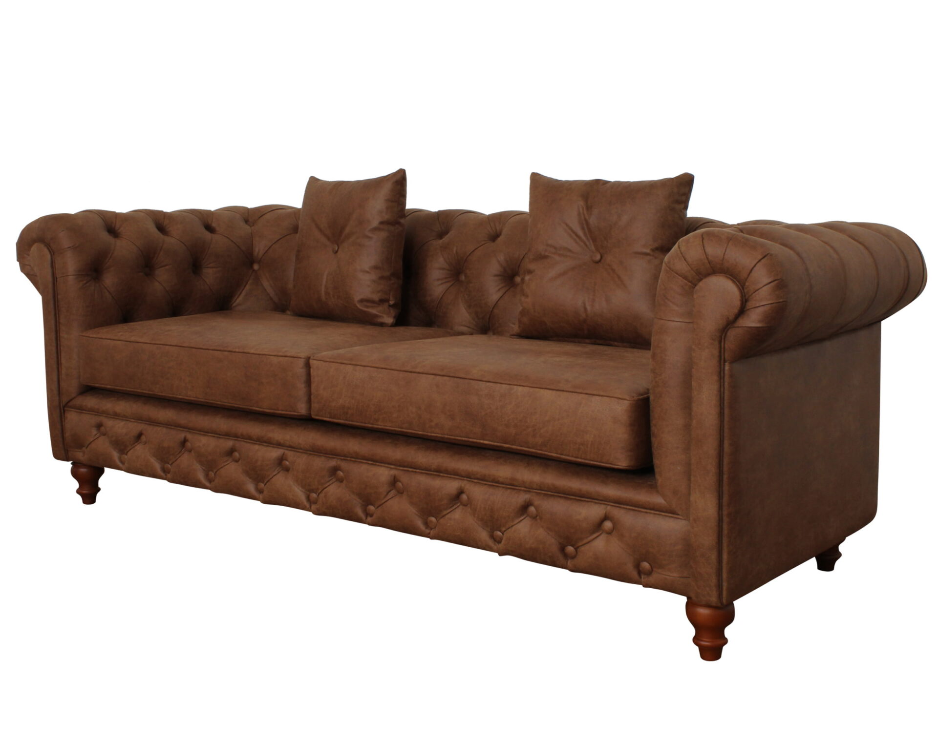 sofa chesterfield cuero bonded iso