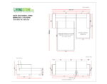planimetria seccional cama 1.5 derecho