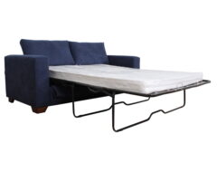 sofa cama full dresde azul cama abierta iso