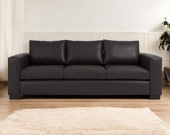 sofá 3 cuerpos mónaco cuero bonded 70% sofá 3 cuerpos mónaco cuero bonded 70%