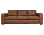 sofa monaco 3 cuerpos cuero bonded 70 whisky frente