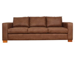 sofa monaco 3 cuerpos cuero bonded 70 whisky frente