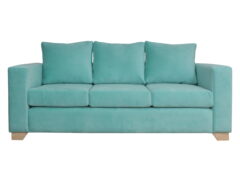 sofa thomas 3d isabella verde agua frente