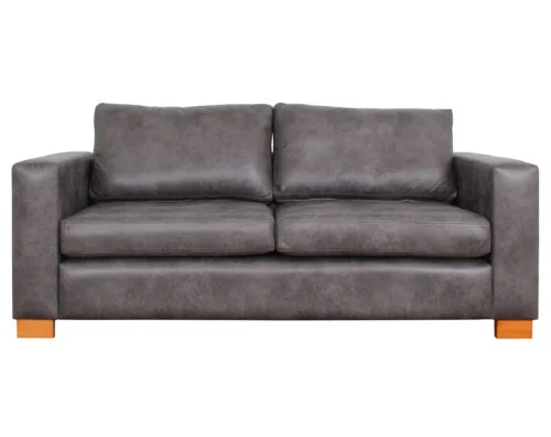 sofa thomas 2d tela envecida negro frente