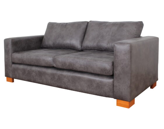 sofa thomas 2d tela envejecida negro iso sofa thomas 2d tela envejecida negro iso