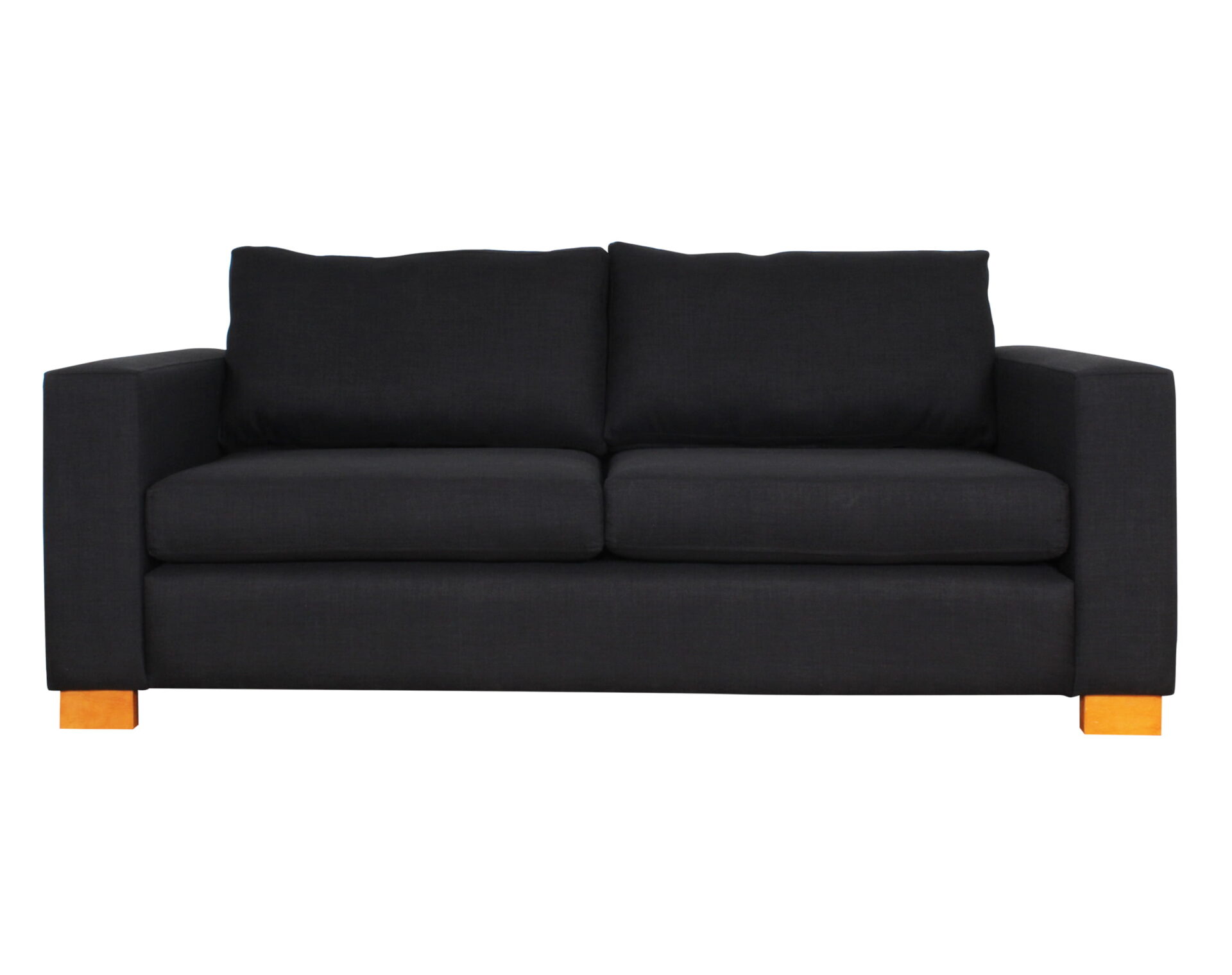 sofa thomas 2d delta negro frente