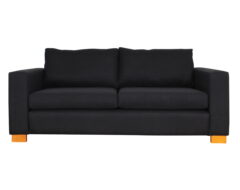 sofa thomas 2d delta negro frente