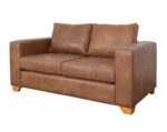 sofa monaco 2 cuerpos tela envejecida camel iso